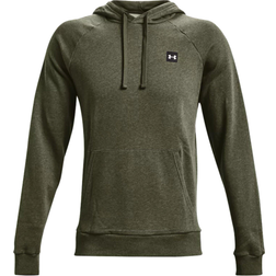 Under Armour Rival Fleece Hoodie Men - Marine Od Green Light Heather/Onyx White