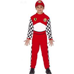 Fiestas Guirca Racer kører kostume dreng 125-135 cm (7-9 år)