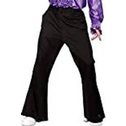 Wicked Costumes 70'er-bukser Sorte X-Large