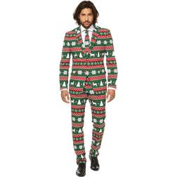 OppoSuits Festive Green Kostym 52