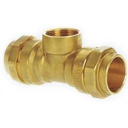 isiflo Isiflo 40 mm x 1.1/4" tee med muffe, messing, PN16