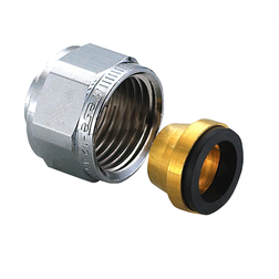 MMA Halvkoppling klämring 10mm x G10 krom