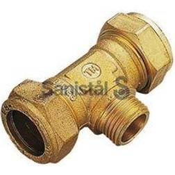 Kompressions tee 15x1/2''x15