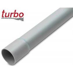 Solar Plus Plastrør 16MM grå med muffe pvc 3 meter