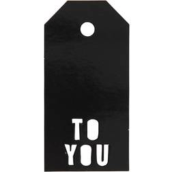 Vivi Gade Manillamærker størrelse 5 x 10 cm 300 gram sort TO YOU 15 stk