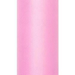 PartyDeco Rosa tyl 0,15x9meter