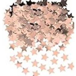 Amscan 11012188 9903473 Rose Gold Metallic Shiny Stars Confetti-14g-1 Pack