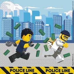 Procos Servetit Lego Ninjago Police 20-pakkaus