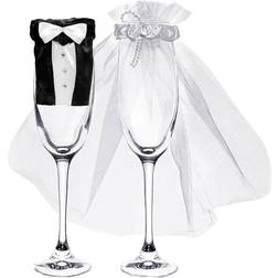 PartyDeco Bröllopsdekorationer för glas