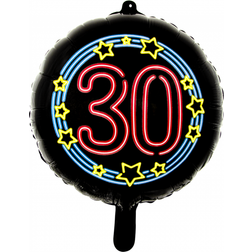 Globos 30 år Folieballon SORT