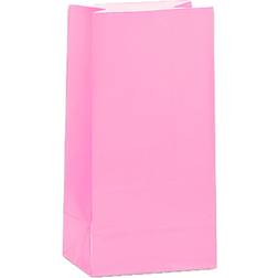 Unique Party Festtasker Pink 12 -pack Pink
