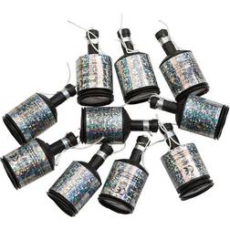 Joker Partypoppers Party Poppers Konfetti Bomber Sølv 8 Pcs Silver