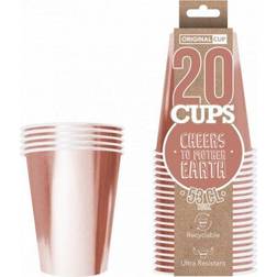 Original Cup 20x Orignal Cup: Rose Gold Papir Kopper