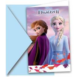 Disney Frozen 6 Invitations La Reine des Neiges 2