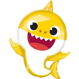 Amscan Ballon Géant Baby Shark Jaune