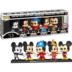 Disney Pacchetto POP 5 figure Archives Mickey Exclusive