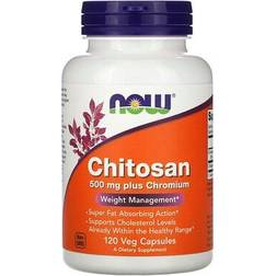 Now Foods CHITOSAN 500 mg CHROMIUM 120 stk