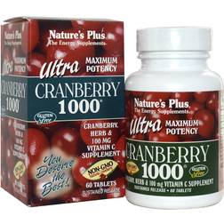 Nature's Plus Ultra Cranberry 1000 (60 Tablets) 120 pcs