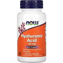 Now Foods (60 vcaps) Hyaluronic Acid with MSM