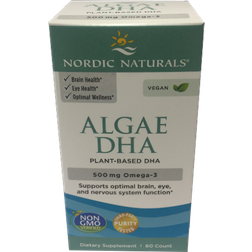 Nordic Naturals Algae DHA 60 Softgels