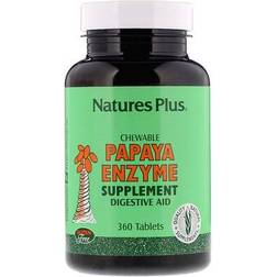 Nature's Plus Chewable Papaya Enzyme Supplement (360 Tablets)