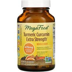 MegaFood Turmeric Strength for Whole Body 60 Tablets