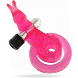 Penisring Cock & Ball Harness Rabbit pink