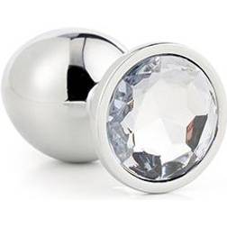 Dream Toys Gleaming Love Plug Silver, Medium