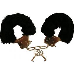 You2Toys Black Plush Handcuffs