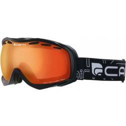 Cairn Alpha Mirror Ski Goggles Orange Mirror SPX3000 IUM/CAT3 Mat Black