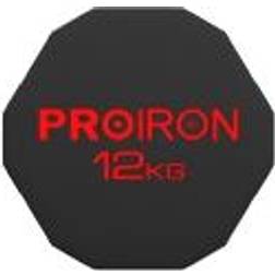 Proiron Prkrd12k Gummihantel, 12,00 Kg, 1 St, 12 Kg, Svart