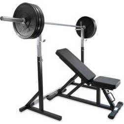 JTC Power Bænk, Stativ & Bumpersæt 80 kg