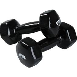 SPRI Dumbbells Vinyl 1,8kg/4lb Grey, Unisex, Apparatuur, Trainingsapparatuur, Training, Grijs, ONESIZE