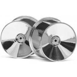 HPI Racing Q32 Dish Wheel Set (Chrome/22X14/4Pcs)