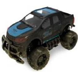 MCU Fjernstyret Mud Off-Road Truck 1:18 Sort/Blå, 2.4G