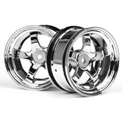 Hpi Work Meister S1 Wheel 26Mm Chrome (6Mm Offset)