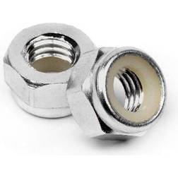 Wittmax HPI 95862 Aluminum Lock Nut M5 (Silver/10Pcs)