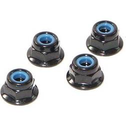 HPI Racing HPI Z684 Flange Lock Nut M4 (4 Pcs)