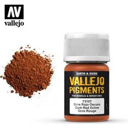 Vallejo Pigment pulver Dark Red Ocre