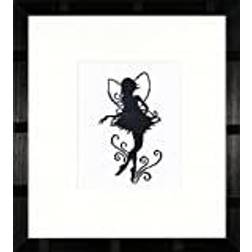 Counted Cross Stitch Kit: Cute Little Fairy Silhouette (Evenweave)