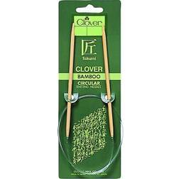 Clover CL3871 Takumi Bamboo: Knitting Pins: Circular: 40cm x 5.00mm, Wood