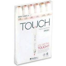 Touch Twin Brush Marker Skin Tones 6teilig