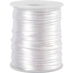 Creativ Company Colortime White Satin Cord 50 Meters