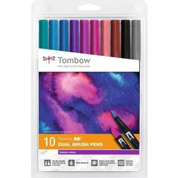 Tombow Dual-Brush Marker 10-pak Galaxy Colours