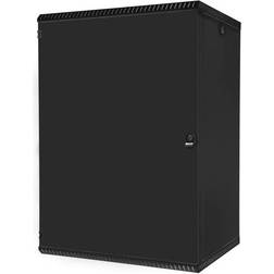 BKT Elektronik BKT ELEKTRONIK Vægrack 600x600x600 12he pladedør sort