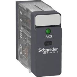 Schneider Electric Stikbensrelæ 5A 48VAC 2 C/O kontakter, med LED, RXG23E7