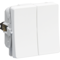Schneider Electric Fuga Krone Afbryder 1-polet 16a Hvid, Bulkforpakning