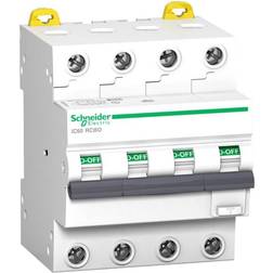 Schneider Electric Kombiafbryder acti 9 ic60 4p 16a 30ma c karakteristik 6ka klasse asi