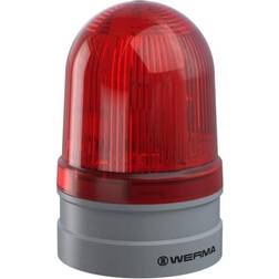 WERMA Signaltechnik Signalpære Midi TwinLIGHT 115-230VAC RD 261.110.60 Rød 230 V/AC