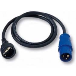 Carbest CEE adapterkabel med schukoudtag